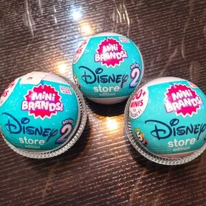 NWT 5 Surprise Disney Mini Brands Series 2 by ZURU (Bundle of 3)